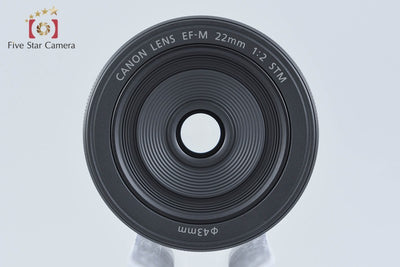 【中古】Canon キヤノン EF-M 22mm f/2 STM ブラック