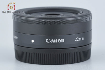 【中古】Canon キヤノン EF-M 22mm f/2 STM ブラック