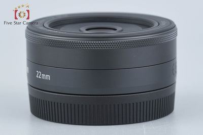 【中古】Canon キヤノン EF-M 22mm f/2 STM ブラック