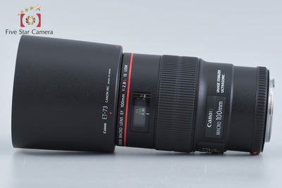 【中古】Canon キヤノン EF 100mm f/2.8 L MACRO IS USM 元箱付き