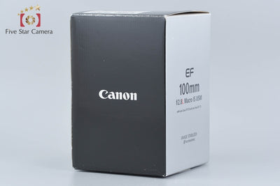 【中古】Canon キヤノン EF 100mm f/2.8 L MACRO IS USM 元箱付き