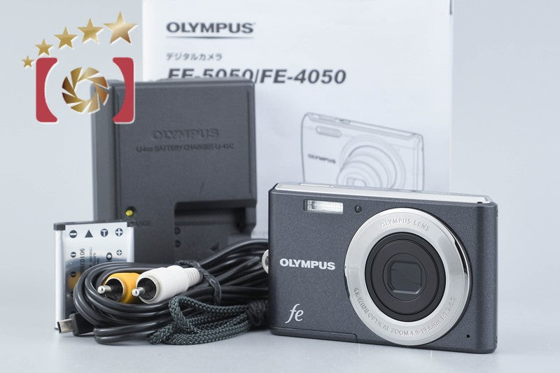 【中古】OLYMPUS オリンパス FE-4050 ブラック コンパクトデジタルカメラ