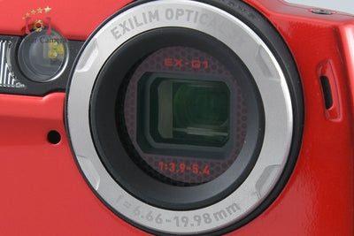 【中古】Casio カシオ EXILIM EX-G1 レッド コンパクトデジタルカメラ