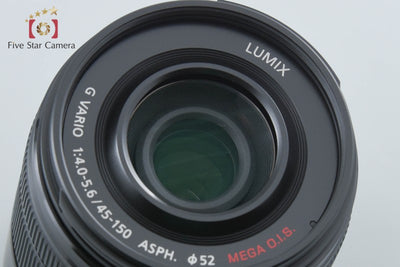 【中古】Panasonic パナソニック LUMIX G VARIO 45-150mm f/4-5.6 ASPH. MEGA O.I.S. H-FS45150 ブラック