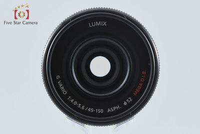 【中古】Panasonic パナソニック LUMIX G VARIO 45-150mm f/4-5.6 ASPH. MEGA O.I.S. H-FS45150 ブラック