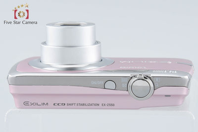 【中古】Casio カシオ EXILIM EX-Z550 ピンク コンパクトデジタルカメラ