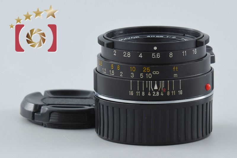 【中古】MINOLTA ミノルタ M-ROKKOR 40mm f/2 ライカMマウント 2026.8月 オーバーホール済み