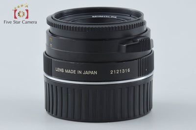 【中古】MINOLTA ミノルタ M-ROKKOR 40mm f/2 ライカMマウント 2026.8月 オーバーホール済み