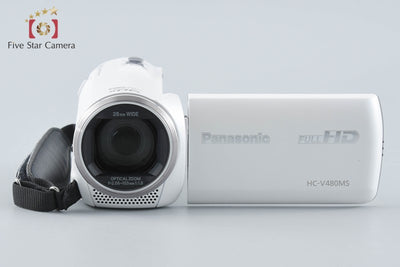 【中古】Panasonic パナソニック HC-V480MS ホワイト デジタルハイビジョンビデオカメラ