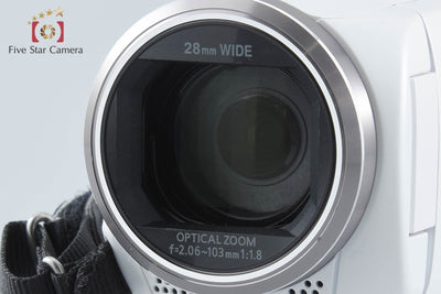 【中古】Panasonic パナソニック HC-V480MS ホワイト デジタルハイビジョンビデオカメラ