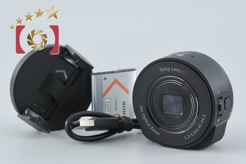 【中古】SONY ソニー Cyber-Shot DSC-QX10 ブラック レンズスタイルカメラ