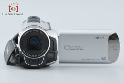 【中古】Canon キヤノン iVIS HF R11 スノーシルバー ビデオカメラ