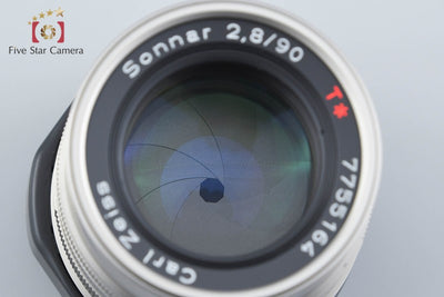 【中古】CONTAX コンタックス Carl Zeiss Sonnar 90mm f/2.8 T*
