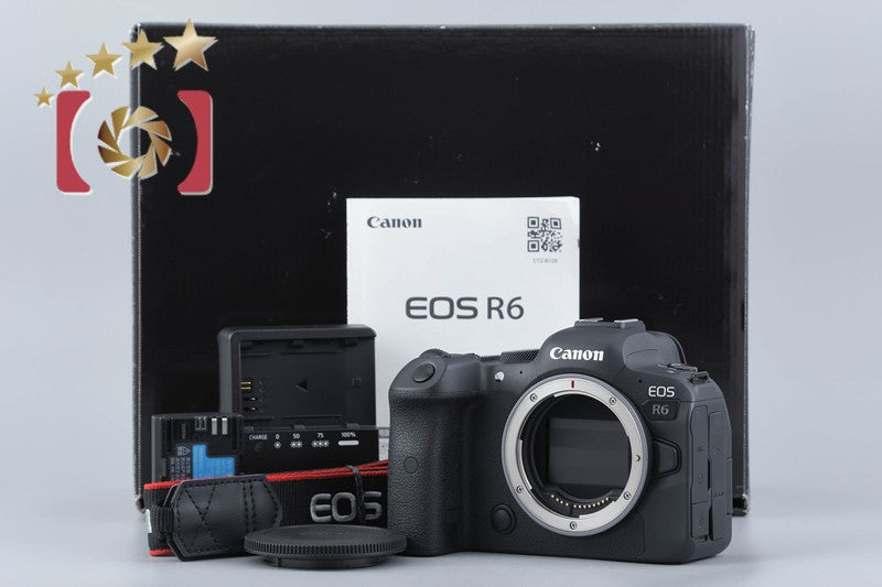 【中古】Canon キヤノン EOS R6 ミラーレス一眼カメラ シャッター回数僅少 元箱付き