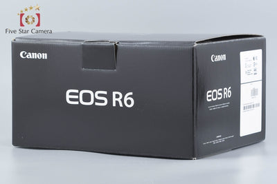 【中古】Canon キヤノン EOS R6 ミラーレス一眼カメラ シャッター回数僅少 元箱付き