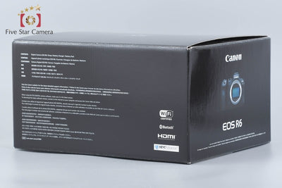 【中古】Canon キヤノン EOS R6 ミラーレス一眼カメラ シャッター回数僅少 元箱付き
