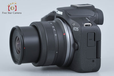 【中古】Canon キヤノン EOS R50 RF-S 18-45 IS STM レンズキット ブラック シャッター回数僅少 元箱付き