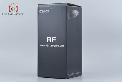 【中古】Canon キヤノン RF 100mm f/2.8 L MACRO IS USM 元箱付き