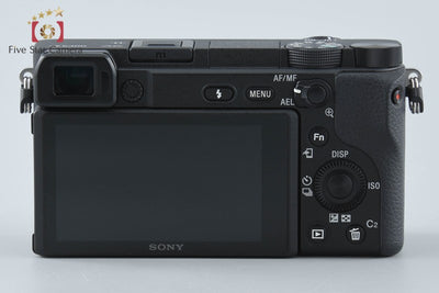 【中古】SONY ソニー α6400 ILCE-6400 ダブルズームレンズキット ブラック シャッター回数僅少 元箱付き 多言語対応