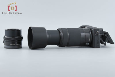 【中古】SONY ソニー α6400 ILCE-6400 ダブルズームレンズキット ブラック シャッター回数僅少 元箱付き 多言語対応