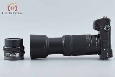 【中古】SONY ソニー α6400 ILCE-6400 ダブルズームレンズキット ブラック シャッター回数僅少 元箱付き 多言語対応
