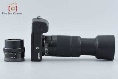 【中古】SONY ソニー α6400 ILCE-6400 ダブルズームレンズキット ブラック シャッター回数僅少 元箱付き 多言語対応