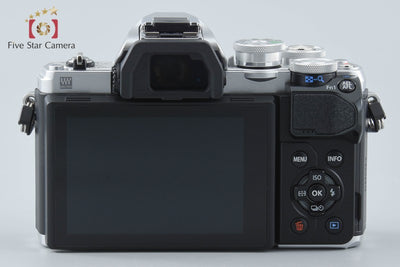 【中古】OLYMPUS オリンパス OM-D E-M10 Mark III EZ ダブルズームキット シルバー シャッター回数僅少 元箱付き