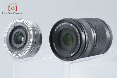 【中古】OLYMPUS オリンパス OM-D E-M10 Mark III EZ ダブルズームキット シルバー シャッター回数僅少 元箱付き