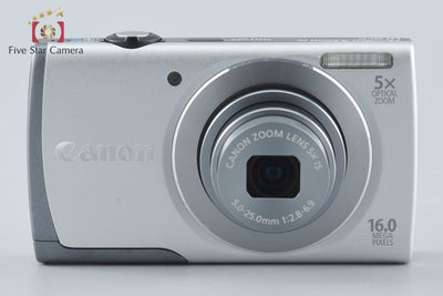 【中古】Canon キヤノン PowerShot A3500 IS シルバー コンパクトデジタルカメラ