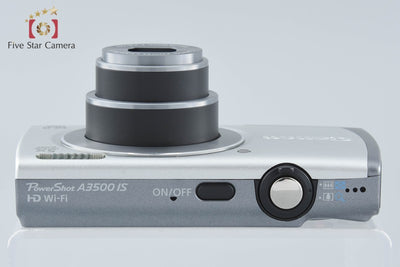 【中古】Canon キヤノン PowerShot A3500 IS シルバー コンパクトデジタルカメラ
