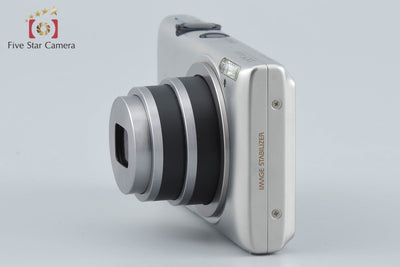 【中古】Canon キヤノン IXY 410F シルバー コンパクトデジタルカメラ 元箱付き