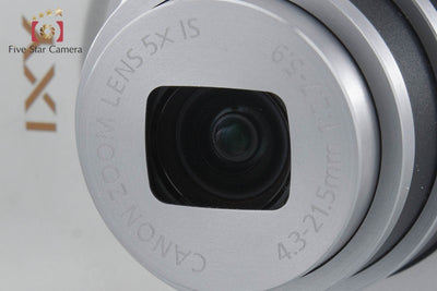 【中古】Canon キヤノン IXY 410F シルバー コンパクトデジタルカメラ 元箱付き