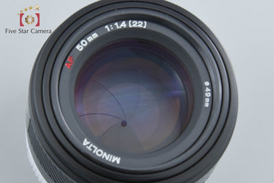 【中古】MINOLTA ミノルタ AF 50mm f/1.4 旧タイプ