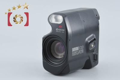 【中古】KYOCERA 京セラ SAMURAI X3.0 ブラック コンパクトフィルムカメラ
