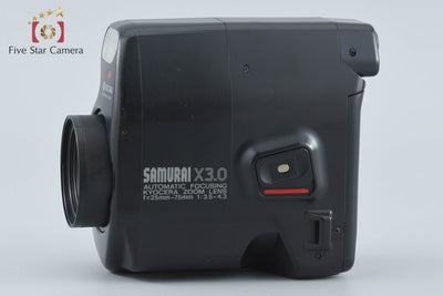 【中古】KYOCERA 京セラ SAMURAI X3.0 ブラック コンパクトフィルムカメラ