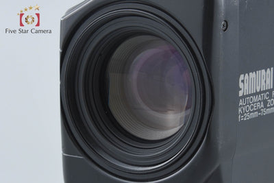 【中古】KYOCERA 京セラ SAMURAI X3.0 ブラック コンパクトフィルムカメラ