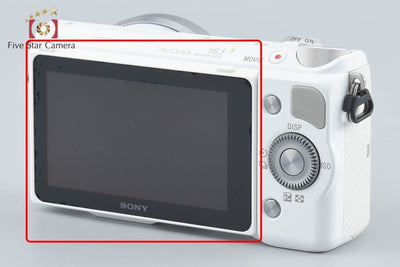 【中古】SONY ソニー α NEX-5T ホワイト パワーズームレンズキット シャッター回数僅少 多言語対応