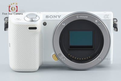 【中古】SONY ソニー α NEX-5T ホワイト パワーズームレンズキット シャッター回数僅少 多言語対応