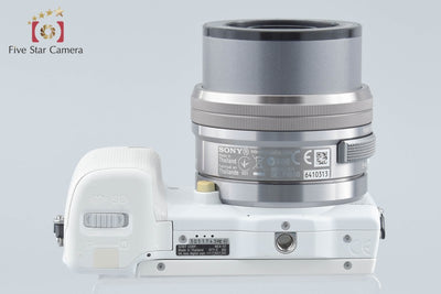 【中古】SONY ソニー α NEX-5T ホワイト パワーズームレンズキット シャッター回数僅少 多言語対応