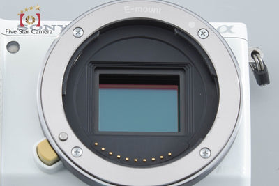 【中古】SONY ソニー α NEX-5T ホワイト パワーズームレンズキット シャッター回数僅少 多言語対応