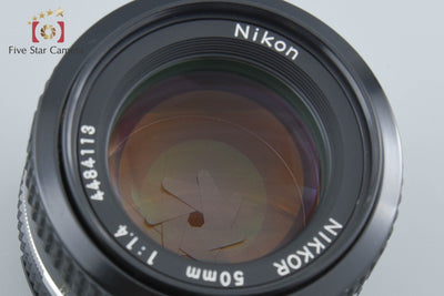 【中古】Nikon ニコン Ai NIKKOR 50mm f/1.4