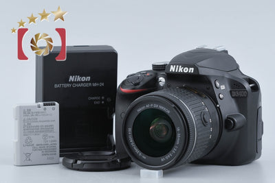 【中古】Nikon ニコン D3400 18-55 VR レンズキット ブラック シャッター回数僅少