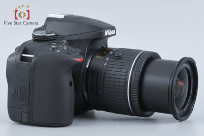 【中古】Nikon ニコン D3400 18-55 VR レンズキット ブラック シャッター回数僅少