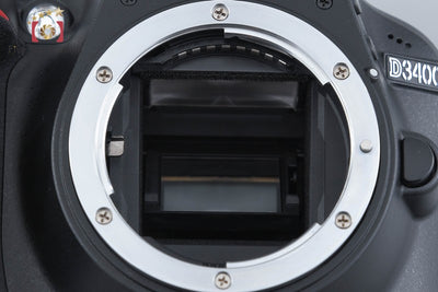 【中古】Nikon ニコン D3400 18-55 VR レンズキット ブラック シャッター回数僅少