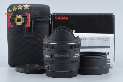 【中古】SIGMA シグマ 10mm f/2.8 EX DC FISHEYE HSM キヤノン用 元箱付き
