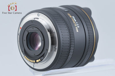 【中古】SIGMA シグマ 10mm f/2.8 EX DC FISHEYE HSM キヤノン用 元箱付き