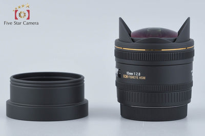 【中古】SIGMA シグマ 10mm f/2.8 EX DC FISHEYE HSM キヤノン用 元箱付き
