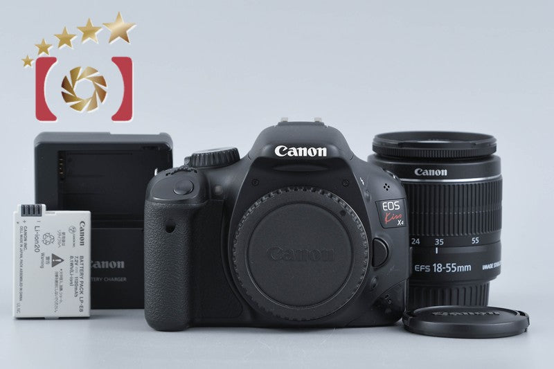 【中古】Canon キヤノン EOS Kiss X4 EF-S 18-55 IS レンズキット