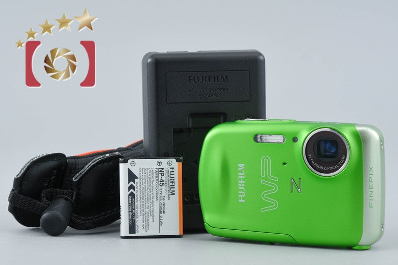 【中古】FUJIFILM 富士フイルム FINEPIX Z33WP グリーン コンパクトデジタルカメラ