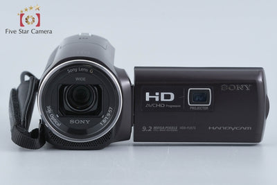 【中古】SONY ソニー HDR-PJ670 ボルドーブラウン デジタルビデオカメラ 多言語対応